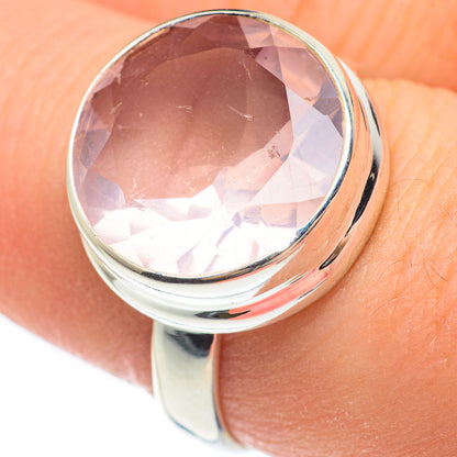 Rose Quartz Rings handcrafted by Ana Silver Co - RING61643