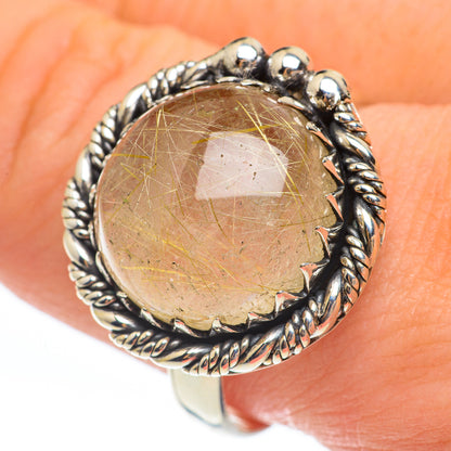 Rutilated Quartz Rings handcrafted by Ana Silver Co - RING61646