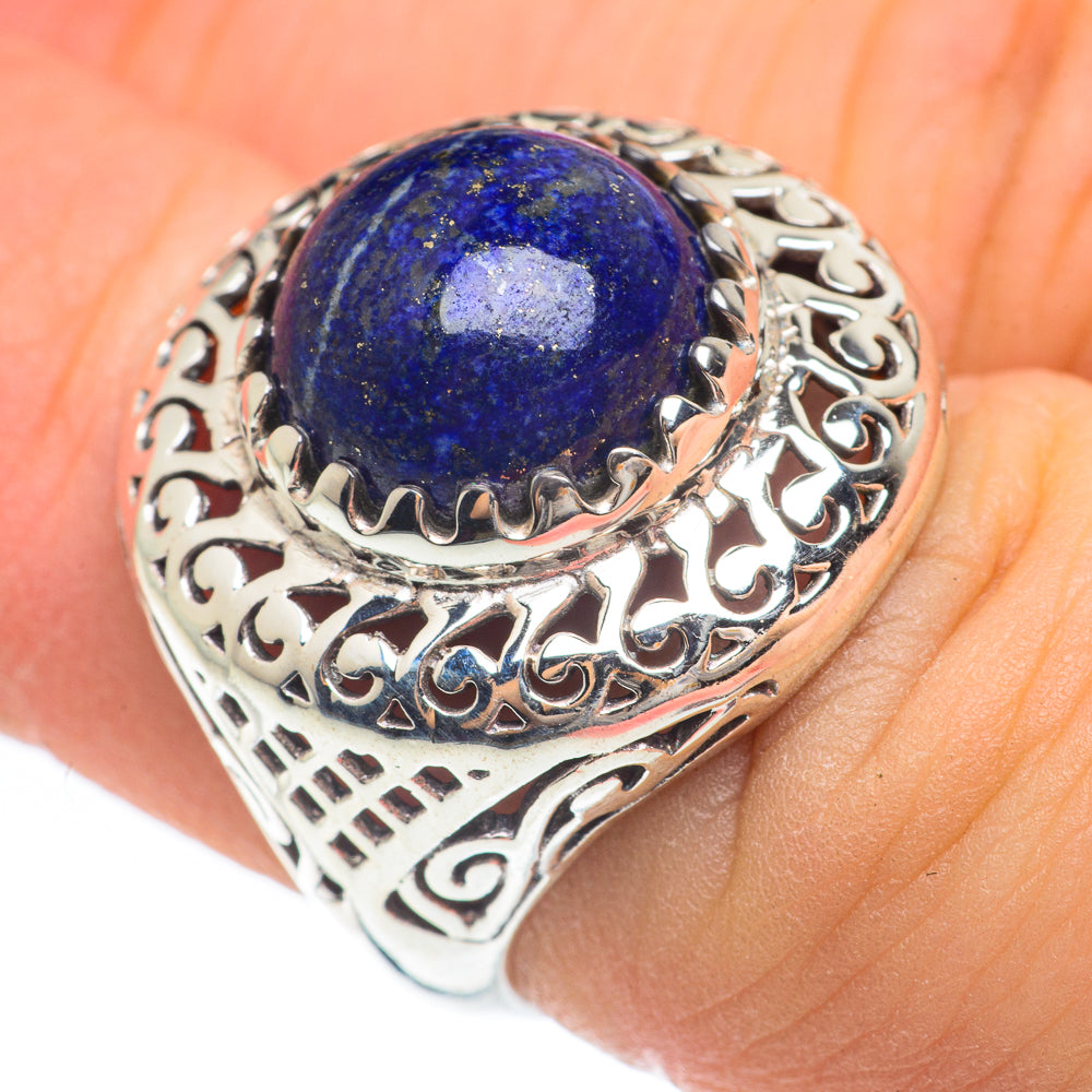 Lapis Lazuli Rings handcrafted by Ana Silver Co - RING61656