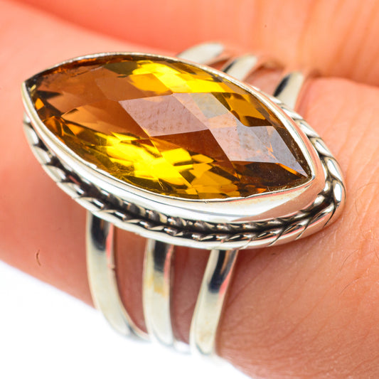 Mandarin Citrine Rings handcrafted by Ana Silver Co - RING61664