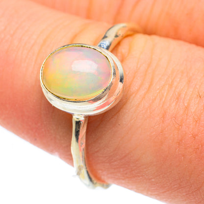 Ethiopian Opal Rings handcrafted by Ana Silver Co - RING61678