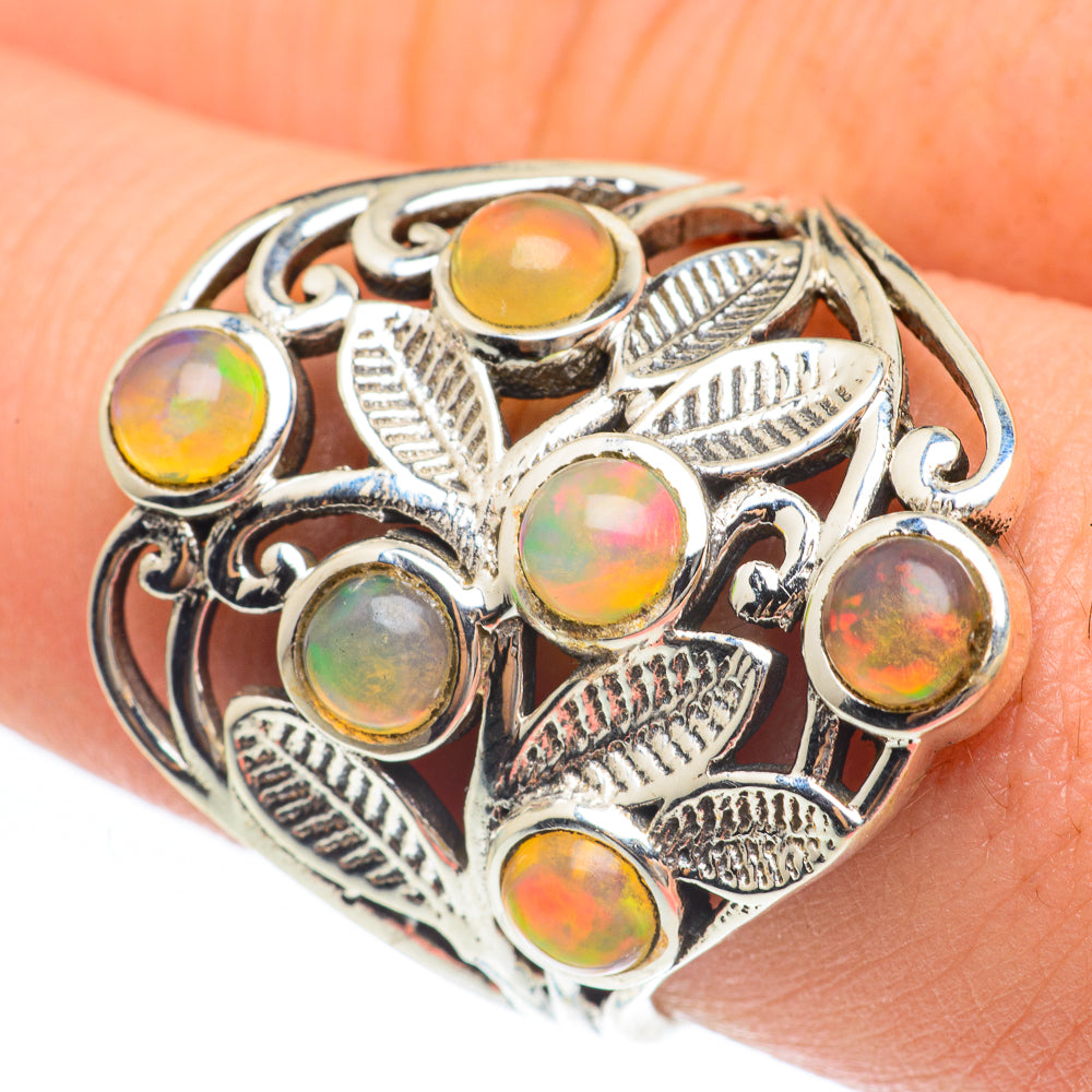 Ethiopian Opal Rings handcrafted by Ana Silver Co - RING61679