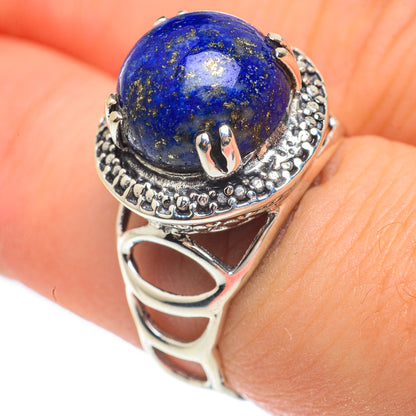 Lapis Lazuli Rings handcrafted by Ana Silver Co - RING61682