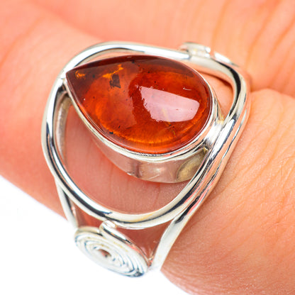 Baltic Amber Rings handcrafted by Ana Silver Co - RING61687