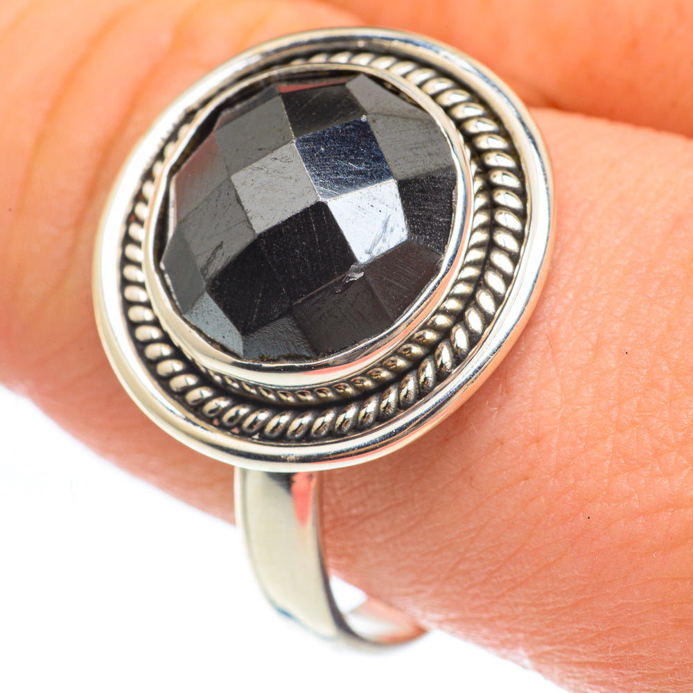 Hematite Rings handcrafted by Ana Silver Co - RING61725