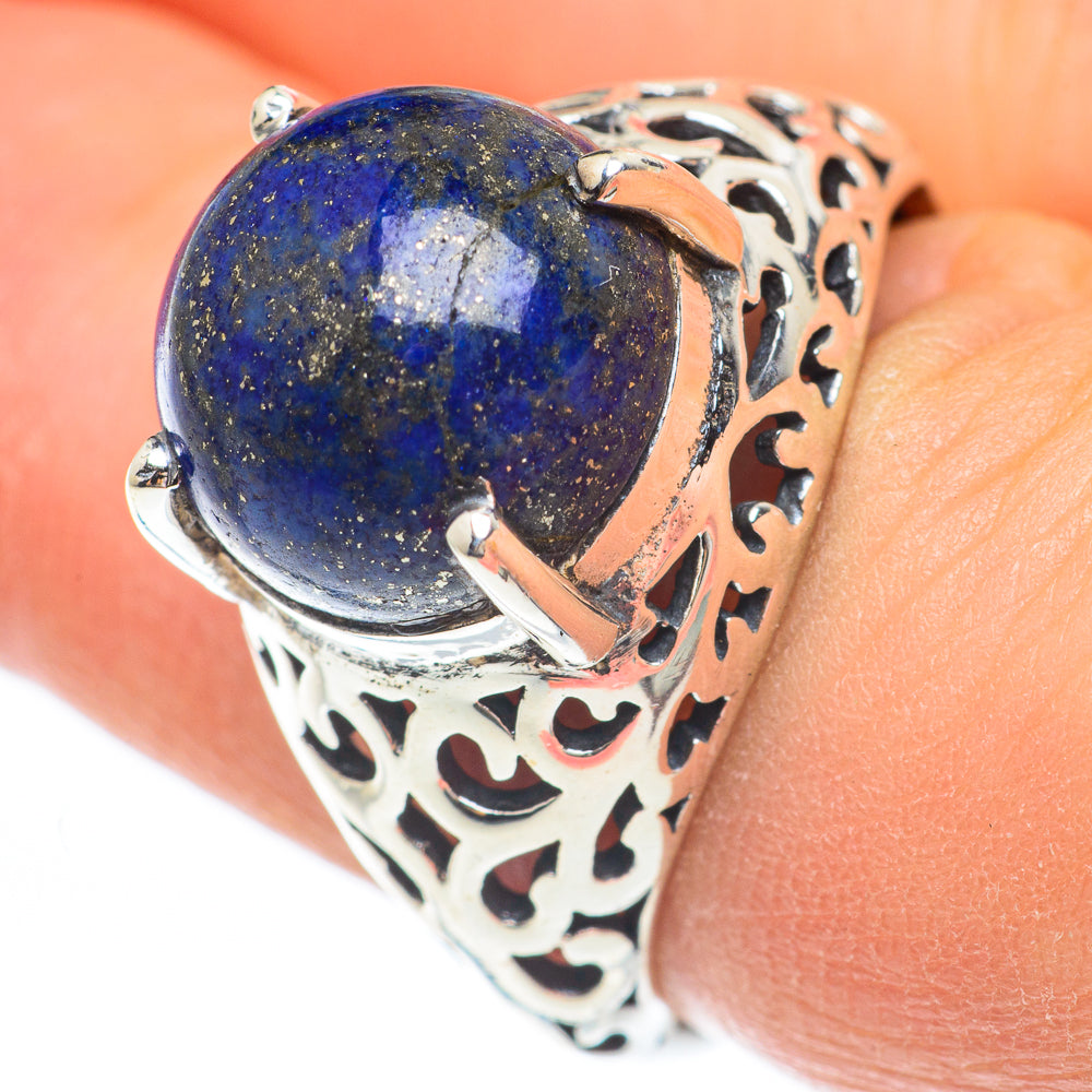 Lapis Lazuli Rings handcrafted by Ana Silver Co - RING61745