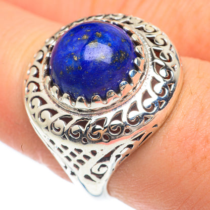 Lapis Lazuli Rings handcrafted by Ana Silver Co - RING61746