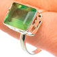 Green Aventurine Rings handcrafted by Ana Silver Co - RING61750