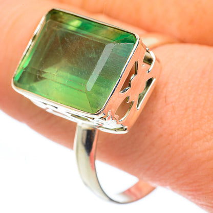 Green Aventurine Rings handcrafted by Ana Silver Co - RING61750