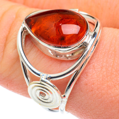 Baltic Amber Rings handcrafted by Ana Silver Co - RING61751