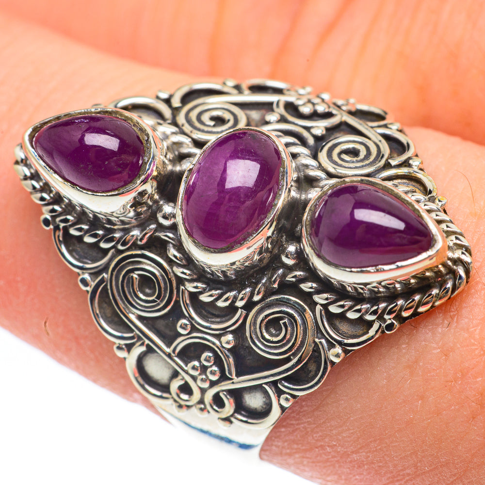 Ruby Rings handcrafted by Ana Silver Co - RING61755