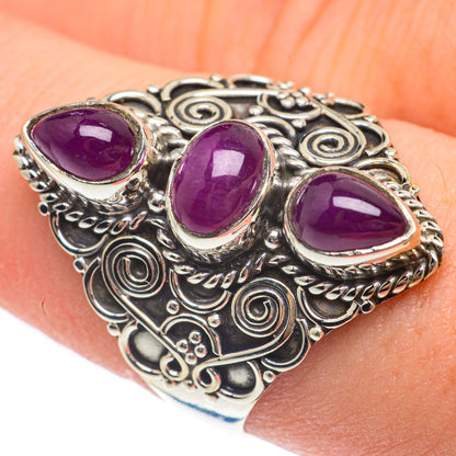 Ruby Rings handcrafted by Ana Silver Co - RING61755