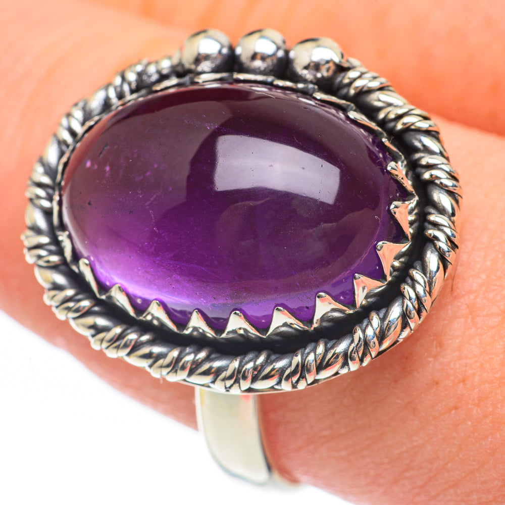 Amethyst Rings handcrafted by Ana Silver Co - RING61756