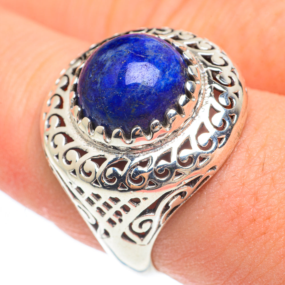 Lapis Lazuli Rings handcrafted by Ana Silver Co - RING61762