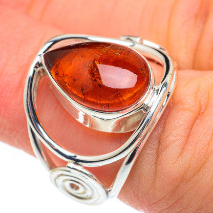 Baltic Amber Rings handcrafted by Ana Silver Co - RING61769