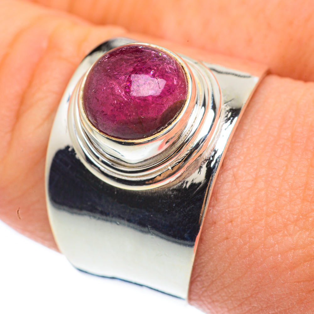 Pink Tourmaline Rings handcrafted by Ana Silver Co - RING61770