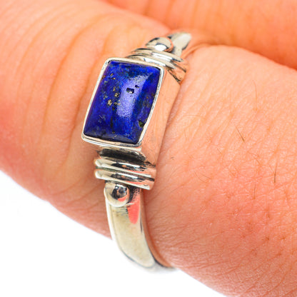 Lapis Lazuli Rings handcrafted by Ana Silver Co - RING61795