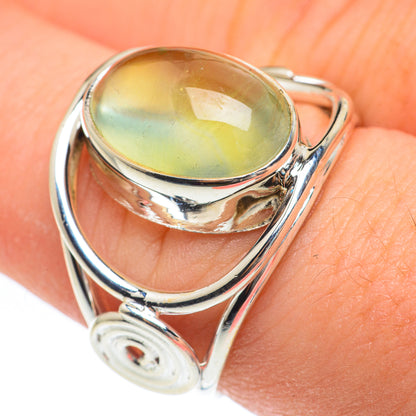 Prehnite Rings handcrafted by Ana Silver Co - RING61800