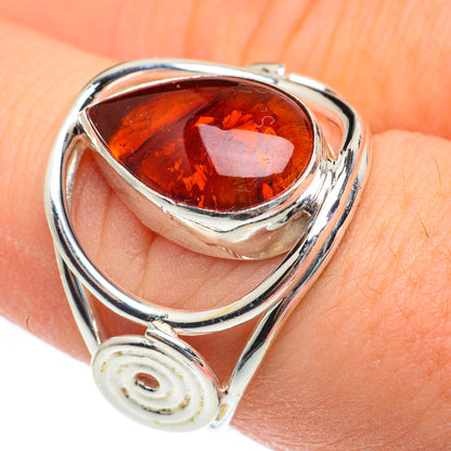 Baltic Amber Rings handcrafted by Ana Silver Co - RING61802