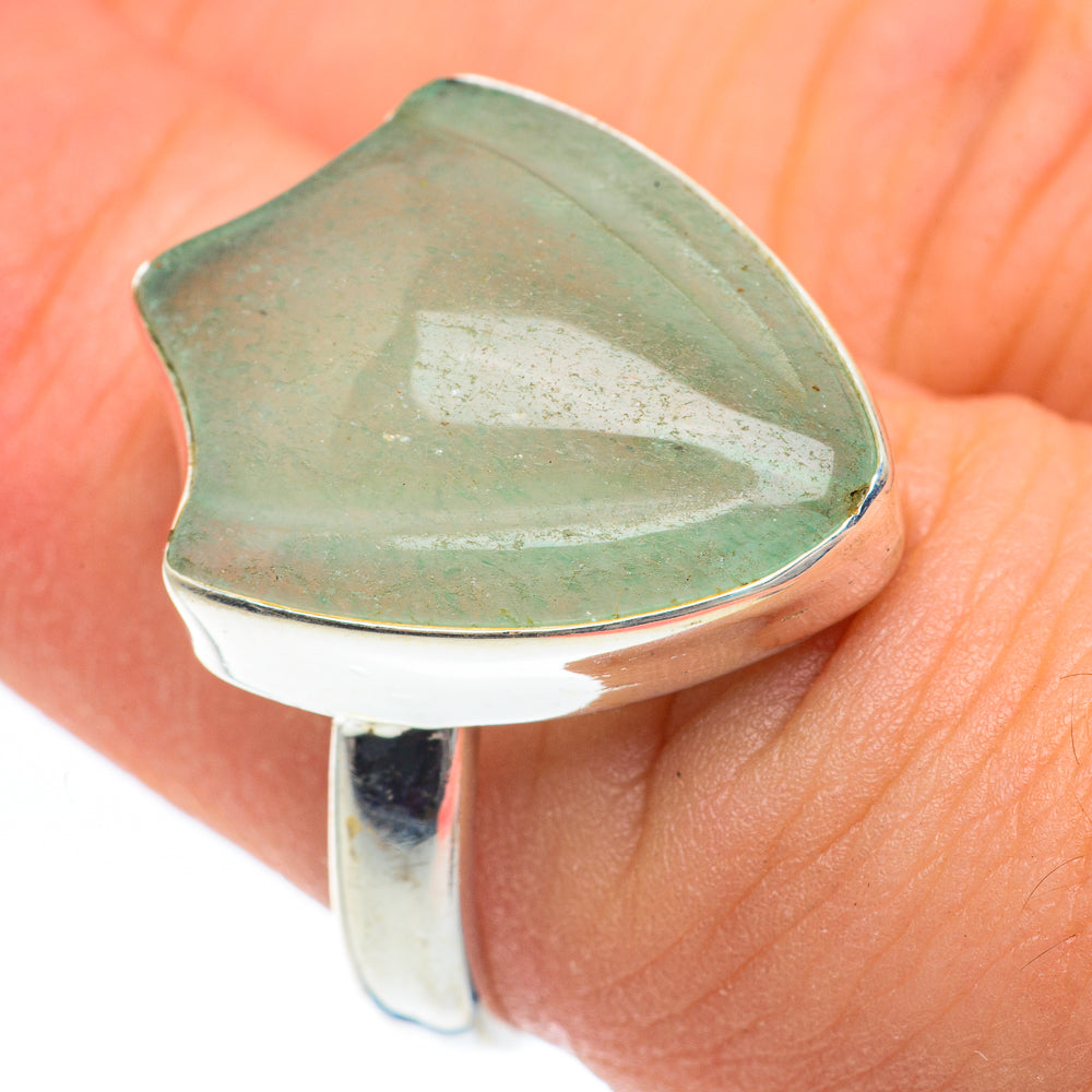 Prehnite Rings handcrafted by Ana Silver Co - RING61815