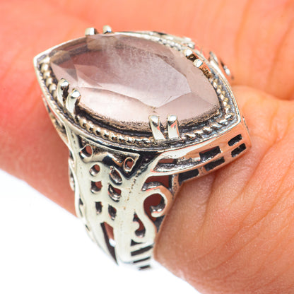 Rose Quartz Rings handcrafted by Ana Silver Co - RING61820