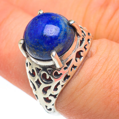 Lapis Lazuli Rings handcrafted by Ana Silver Co - RING61828