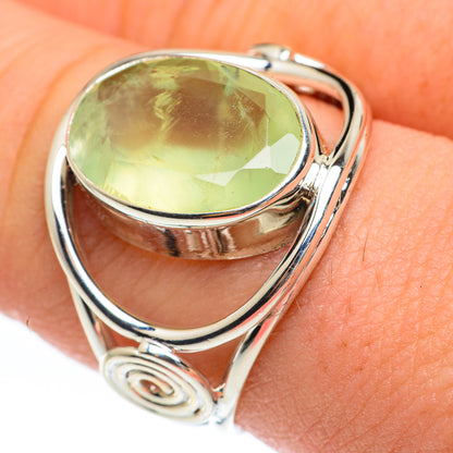 Prehnite Rings handcrafted by Ana Silver Co - RING61831