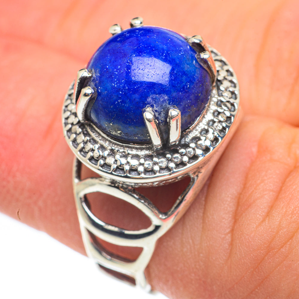 Lapis Lazuli Rings handcrafted by Ana Silver Co - RING61843