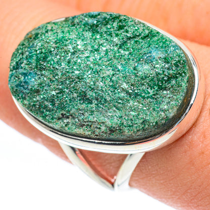 Green Fuchsite Rings handcrafted by Ana Silver Co - RING61847