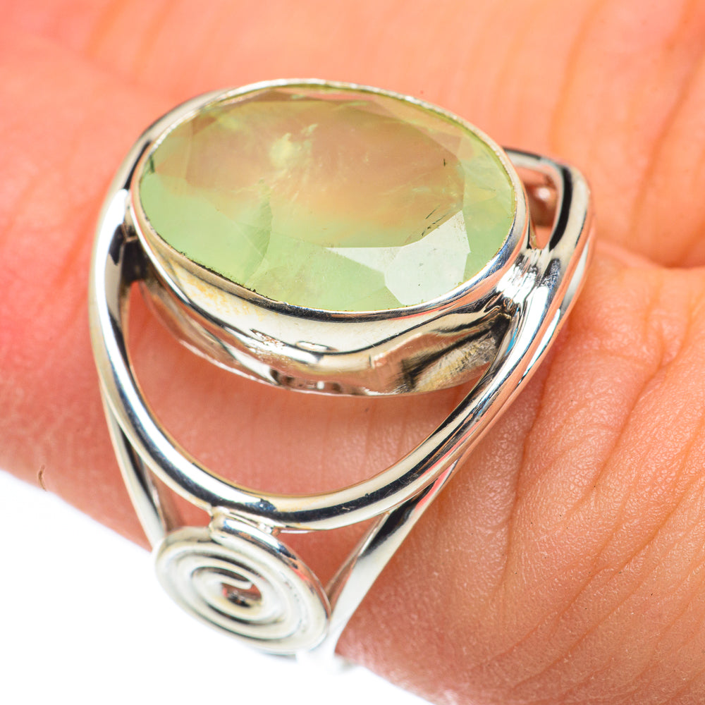 Prehnite Rings handcrafted by Ana Silver Co - RING61849