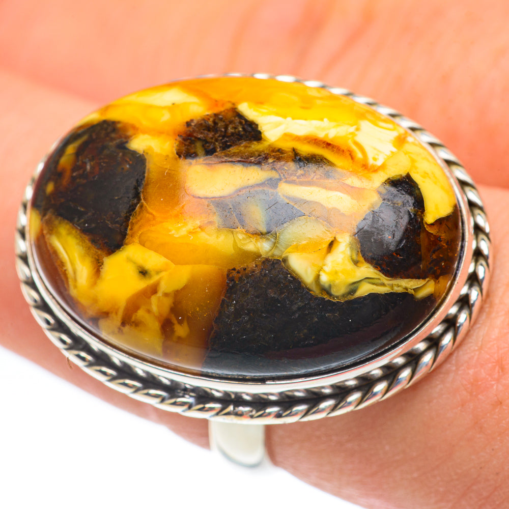 Amber Rings handcrafted by Ana Silver Co - RING61853