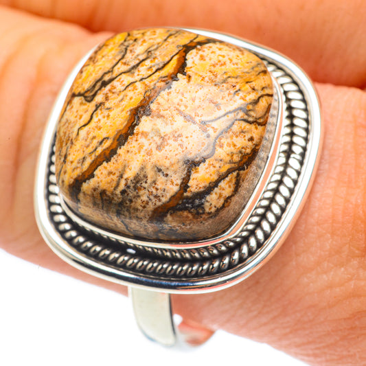 Picture Jasper Rings handcrafted by Ana Silver Co - RING61855
