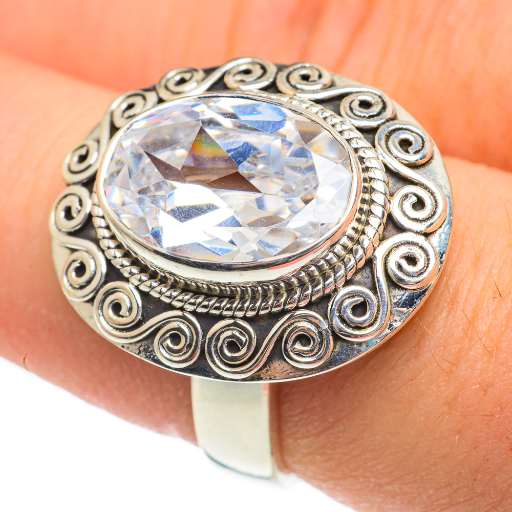 White Quartz Rings handcrafted by Ana Silver Co - RING61864