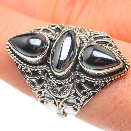 Hematite Rings handcrafted by Ana Silver Co - RING61875