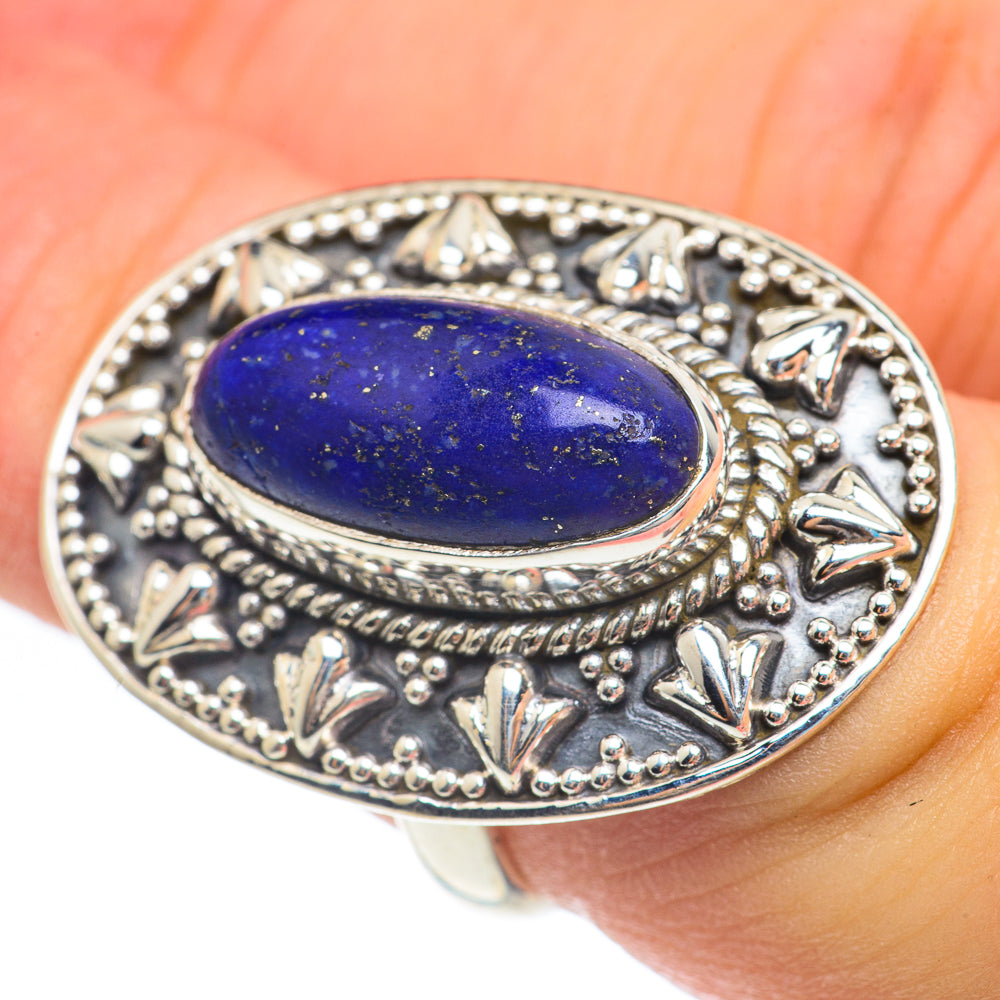 Lapis Lazuli Rings handcrafted by Ana Silver Co - RING61879