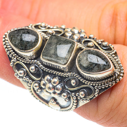 Tourmalinated Quartz Rings handcrafted by Ana Silver Co - RING61892