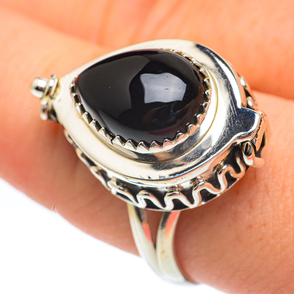 Black Onyx Rings handcrafted by Ana Silver Co - RING61893