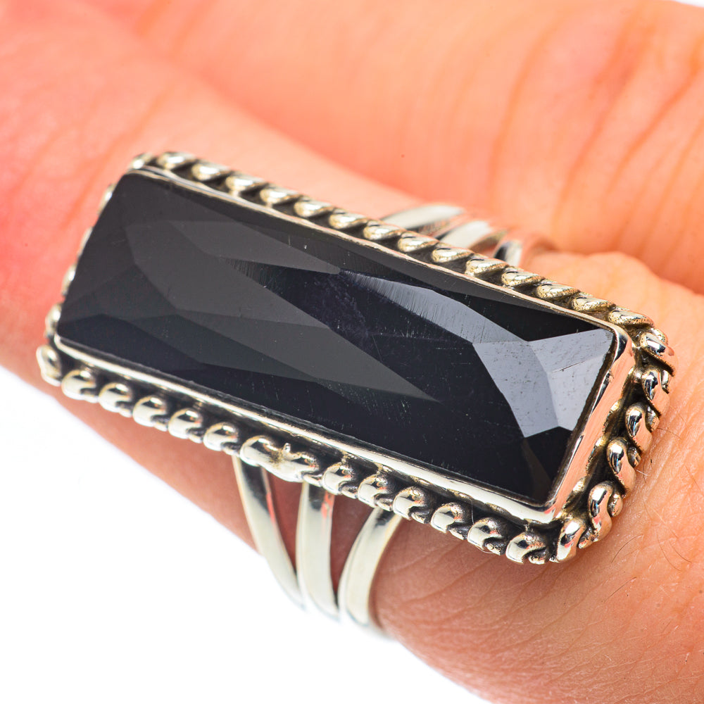 Black Onyx Rings handcrafted by Ana Silver Co - RING61894