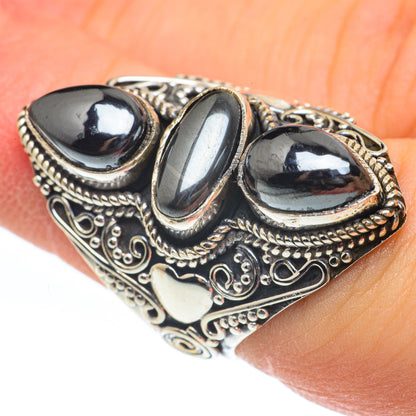 Hematite Rings handcrafted by Ana Silver Co - RING61903