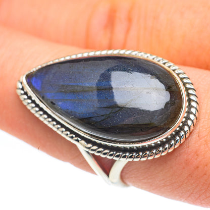 Labradorite Rings handcrafted by Ana Silver Co - RING61906