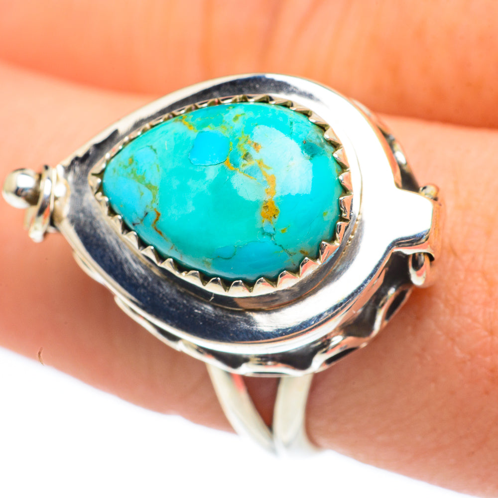 Arizona Turquoise Rings handcrafted by Ana Silver Co - RING61907