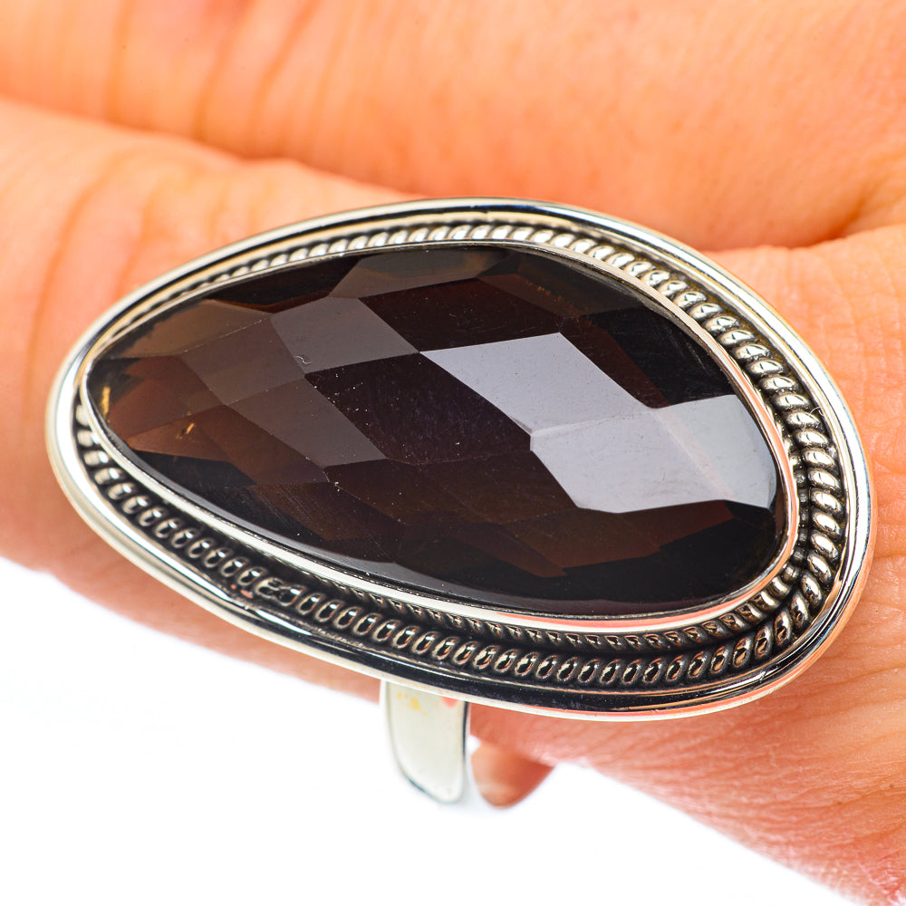 Smoky Quartz Rings handcrafted by Ana Silver Co - RING61911