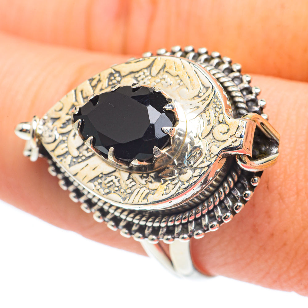 Black Onyx Rings handcrafted by Ana Silver Co - RING61914