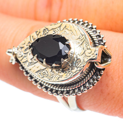 Black Onyx Rings handcrafted by Ana Silver Co - RING61914