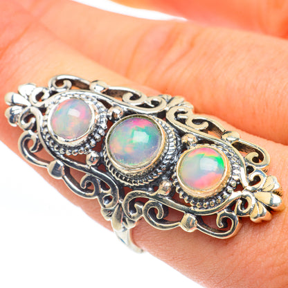 Ethiopian Opal Rings handcrafted by Ana Silver Co - RING61917