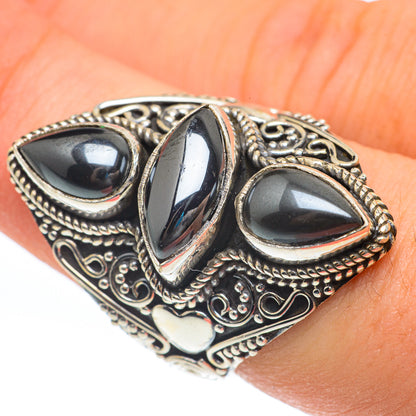 Hematite Rings handcrafted by Ana Silver Co - RING61921