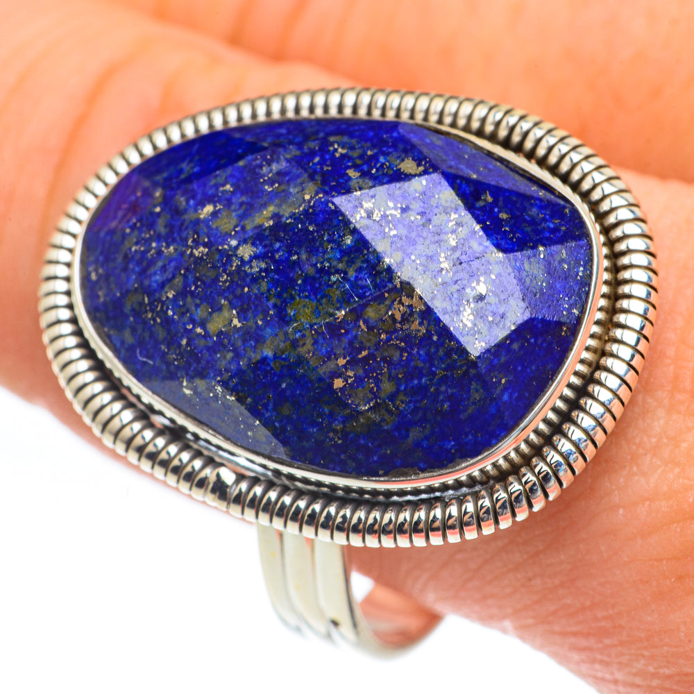 Lapis Lazuli Rings handcrafted by Ana Silver Co - RING61925