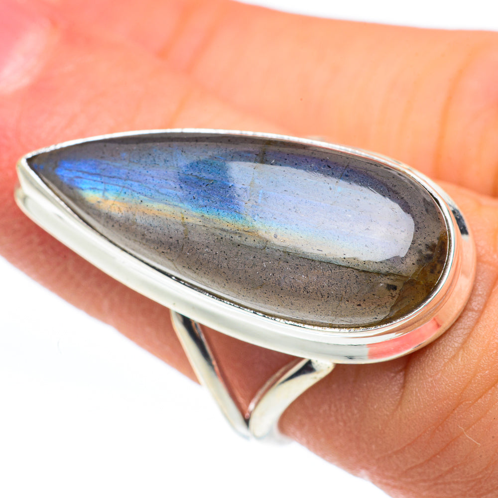 Labradorite Rings handcrafted by Ana Silver Co - RING61927