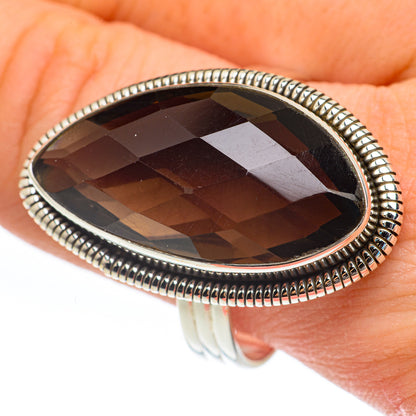 Smoky Quartz Rings handcrafted by Ana Silver Co - RING61931