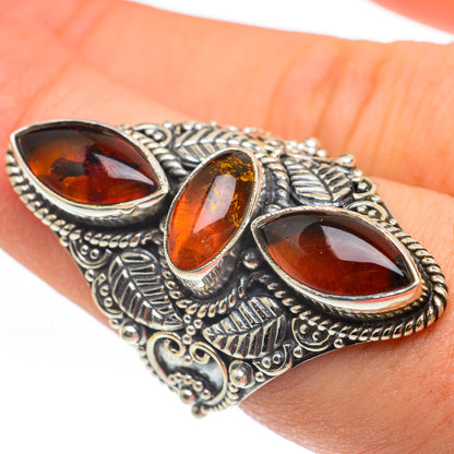 Baltic Amber Rings handcrafted by Ana Silver Co - RING61934